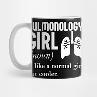 Pulmonology Girl Mug